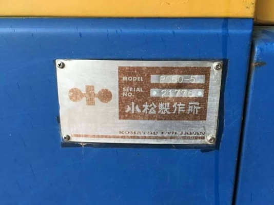 KOMATSU PC 60-5