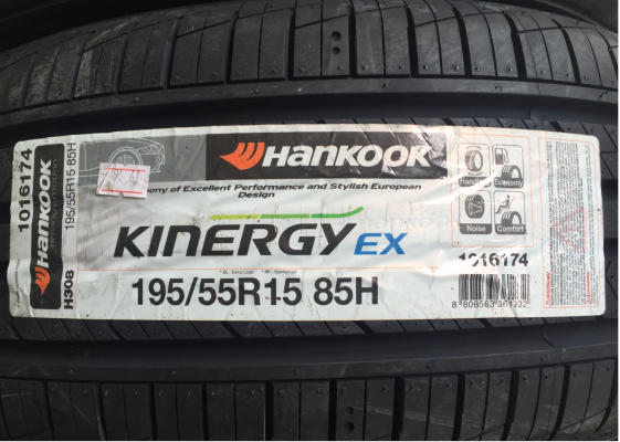 ยางใหม่ Hankook 195 55 15 ปี16 ราคาเร้าใจ
