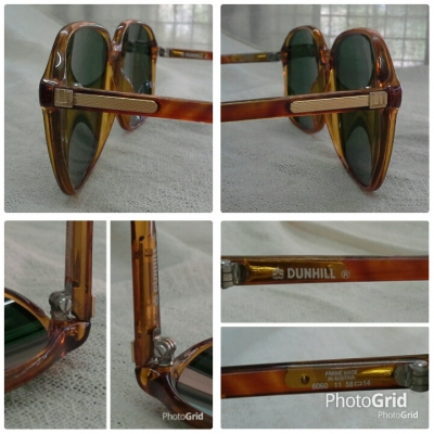 แว่นตาแบรนด์หรูอันดับหนึ่งของแผ่นดิน Vintage DUNHILL handmade in Austria (บิ๊กไซซ์!)