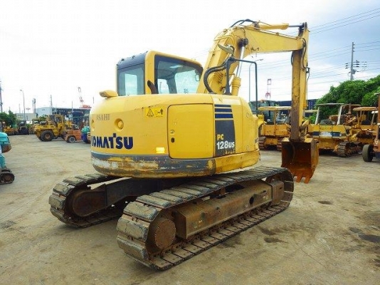 ขายรถแบคโฮ KOMATSU PC128US-8 3XXX ชั่วโมง นำเข้าจากญี่ปุ่น สภาพสวยพร้อมใช้ มีVDOการทำงานครับ