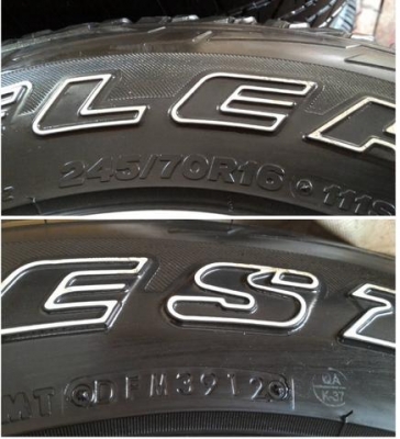 ขายยาง บริสโตน 245 x 70 x 16 AT