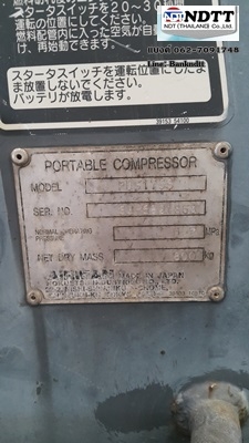 ปั้มลม Airman PDS175S เก่าญี่ปุ่นไม่เคยใช้ในไทย