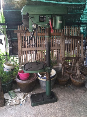 ขายแล้ว เพิ่งมาสดๆ สว่านแท่น REXON DP430F Moter 0.85KW ไฟบ้าน 220V