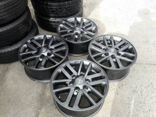 ล้อfortuner มิดไนท์ไชน์ ขอบ17 ชุดล่ะ14000