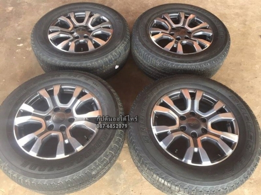 ล้อป้ายแดง Ford Ranger Wildtrak ขอบ18 พร้อมยาง Bridgestone 265/60R18