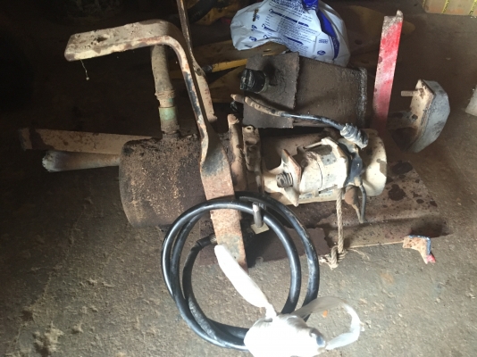 ขายบรรไดชุดกระบอกไฮรดรอลิค+ปั้มไฟฟ้า