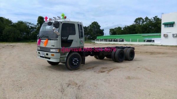 ขายแชสซีรถสิบล้อ Hino 3H เครื่องเดิม 195 แรง 2 เพลา เกียร์เดิม ทะเบียนพร้อม