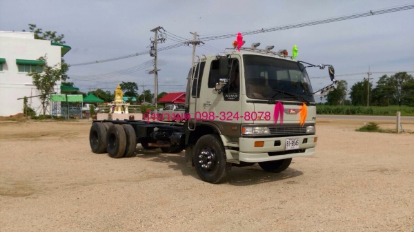 ขายแชสซีรถสิบล้อ Hino 3H เครื่องเดิม 195 แรง 2 เพลา เกียร์เดิม ทะเบียนพร้อม