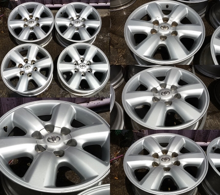 แม็กเดิม Toyota Vigo Prerunnerขอบ 16 2ชุด 17 2 ชุดสภาพดีไม่คดไม่ดุ้ง มีรอยบ้าง เก็บงานมาบ้างราคา ชุดละ 4,500-5,500 บาท แม็กเดิม Toyota Vigo Prerunnerขอบ 16 2ชุด 17 2 ชุดสภาพดีไม่คดไม่ดุ้ง มีรอยบ้าง เก็บงานมาบ้างราคา ชุดละ 4,500-5,500 บาท