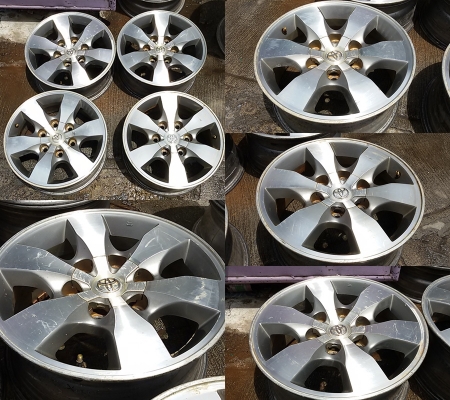 แม็กเดิม Toyota Vigo Prerunnerขอบ 16 2ชุด 17 2 ชุดสภาพดีไม่คดไม่ดุ้ง มีรอยบ้าง เก็บงานมาบ้างราคา ชุดละ 4,500-5,500 บาท แม็กเดิม Toyota Vigo Prerunnerขอบ 16 2ชุด 17 2 ชุดสภาพดีไม่คดไม่ดุ้ง มีรอยบ้าง เก็บงานมาบ้างราคา ชุดละ 4,500-5,500 บาท