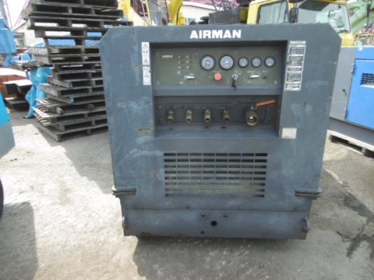 เครื่องปั๊มลม Airman PDS390S 10.5 บาร์ 315 cfm. สต๊อกรอนำเข้าจากญีปุ่น