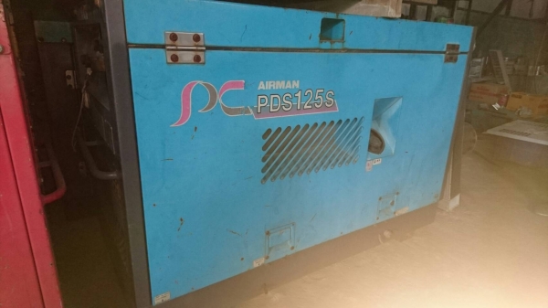 เครื่องปั๊มลม : PDS125S ยี่ห้อ airman 7บาร์ 125cfm. นำเข้าจากญี่ปุ่น by OEK