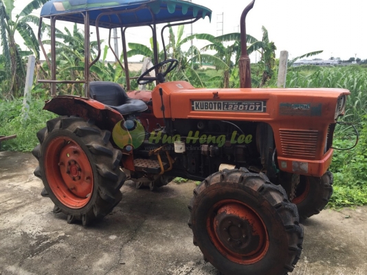 รถไถคูโบต้ามือสองเก่าไทยราคาถูก L2201DT สองเพลา