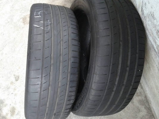 ยาง คอนติ 225/55R17ปี13 สวยๆ 1 คู่ ราคา 1200 บาท ยาง คอนติ 225/55R17ปี13 สวยๆ 1 คู่ ราคา 1200 บาท