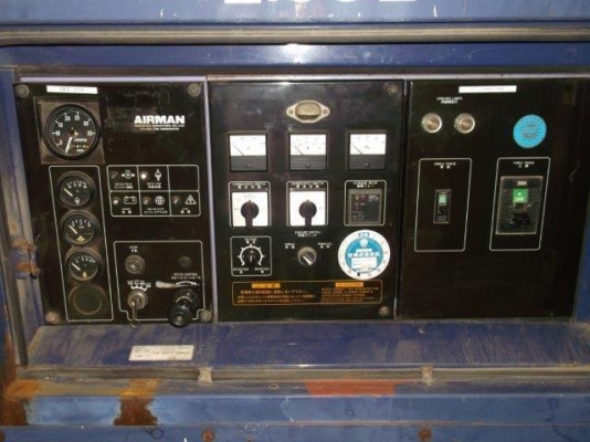 เครื่องปั่นไฟ Airman SDG125S  เครื่องนอกนำเข้าจากญี่ปุ่น ไม่เคยใช้ในไทย
