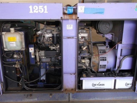 เครื่องปั่นไฟ Airman SDG125S  เครื่องนอกนำเข้าจากญี่ปุ่น ไม่เคยใช้ในไทย