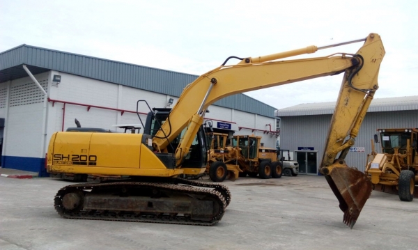 รถขุด SUMITOMO SH200-5 รถนำเข้า100\% รถขุด SUMITOMO SH200-5 รถนำเข้า100\%