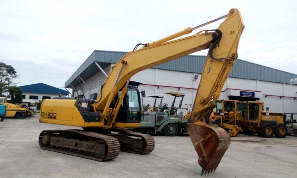 รถขุด SUMITOMO SH200-5 รถนำเข้า100\% รถขุด SUMITOMO SH200-5 รถนำเข้า100\%