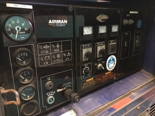 เครื่องปั่นไฟ Airman SDG125S (125kva) นำเข้าจากญี่ปุ่น โทร. 080-6565422 (หนิง)