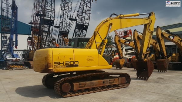 Sumitomo SH200-5 ปี 2012  สภาพสวยนำเข้าญี่ปุ่น ไม่เคยใช้งานในไทย