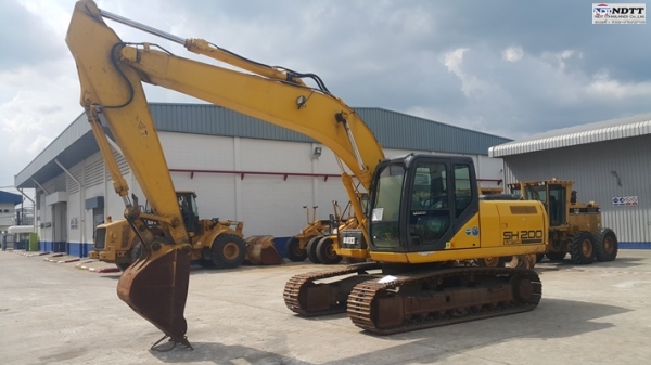 Sumitomo SH200-5 ปี 2012  สภาพสวยนำเข้าญี่ปุ่น ไม่เคยใช้งานในไทย