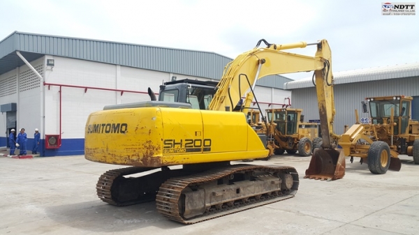 ถึงไทยแล้ว** Sumitomo SH200-5 #200A5-1457 ปี 2007 5,041 ชม.