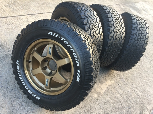 มือ2 BF Goodrich 285 65 r18 + TE37 18 x9 ET-0