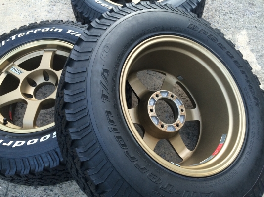 มือ2 BF Goodrich 285 65 r18 + TE37 18 x9 ET-0