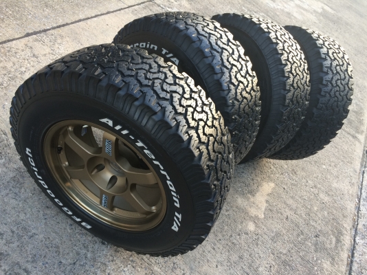 มือ2 BF Goodrich 285 65 r18 + TE37 18 x9 ET-0