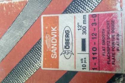 ขายตะไบละเอียด12"OBERG Made in Sweden.ใหม่เก่าเก็บมานาน