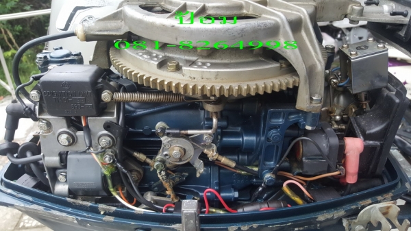 ขายเครื่องเรือ YAMAHA 25 Hp หางสั้น + ชุดพวงมาลัย