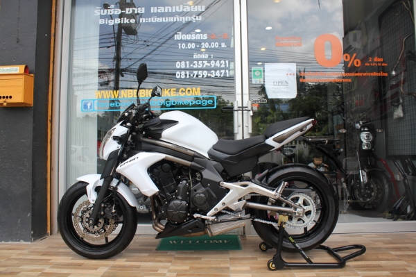 ER6n white (abs) ปี2012 รถสวยสภาพนางฟ้า ER6n white (abs) ปี2012 รถสวยสภาพนางฟ้า