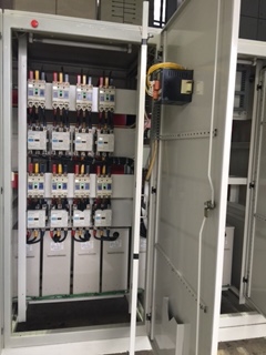 ขายตู้ MDB Main air circuit breaker Mitsubishi 4,000A AE4000-SWA breaker ย่อยของ Mitsubishi 24 ตัว Capbank 8 step Pipat 098-2641749