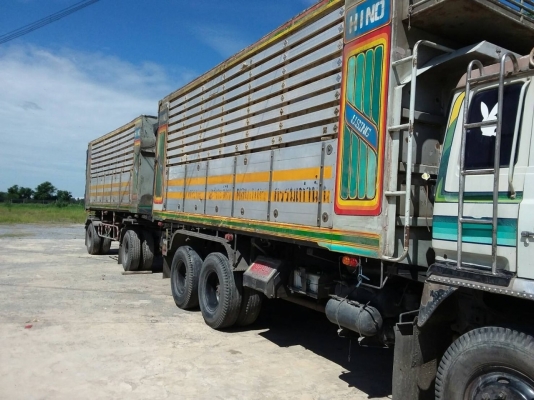 ขาย HINO สามใบปัด 320 แรง พ่วงแม่ลูก กระบะเนียมคอกเกษตรดั๊ม อู่ ซุนชัย