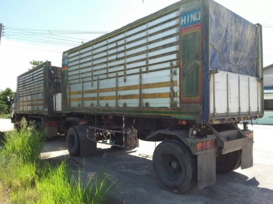 ขาย HINO สามใบปัด 320 แรง พ่วงแม่ลูก กระบะเนียมคอกเกษตรดั๊ม อู่ ซุนชัย