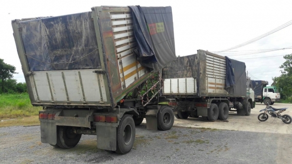 ขาย HINO สามใบปัด 320 แรง พ่วงแม่ลูก กระบะเนียมคอกเกษตรดั๊ม อู่ ซุนชัย