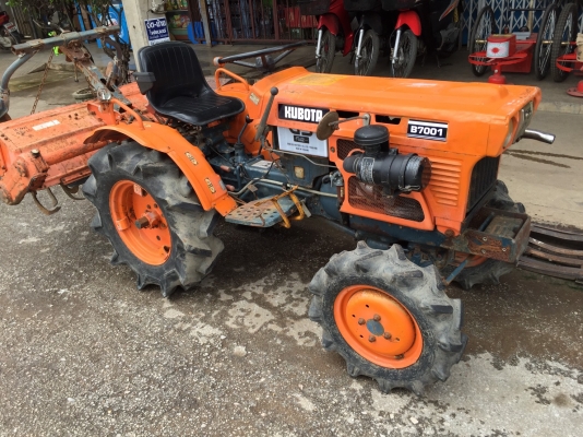 ขายรถไถคูโบต้า B7001 4WD เครื่อง 3สูบเก่านอก พร้อมโรตารี่