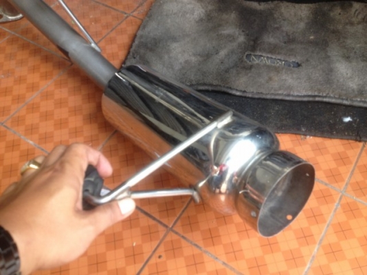 ท่อซิ่งเลสทั้งใบ JASMA ทรงไฮเปอรใส้ตรง 2นิ้วเก่าญี่ปุ่นเเท้สภาพตามรูป