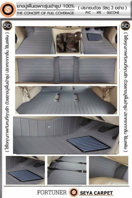 ขายพรมปูพื้นรถยนต์5D เซย่าออโต้