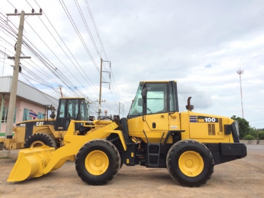 ขายรถตักล้อยาง KOMATSU WA100-5 รถนอกนำเข้าจากญี่ปุ่น สภาพสวยพร้อมใช้ มีVDOการทำงานครับ