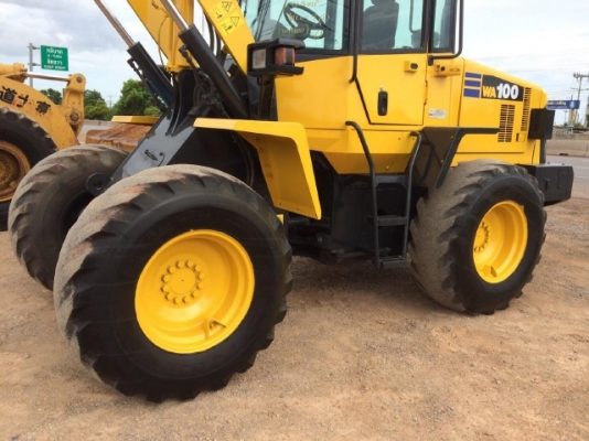 ขายรถตักล้อยาง KOMATSU WA100-5 รถนอกนำเข้าจากญี่ปุ่น สภาพสวยพร้อมใช้ มีVDOการทำงานครับ