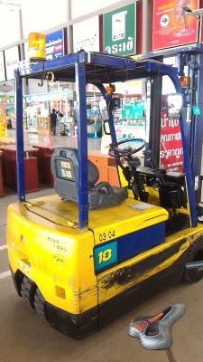 ขายโฟล์กลิฟท์ไฟฟ้า KOMATSU FB18M-3 เก่าญี่ปุ่น