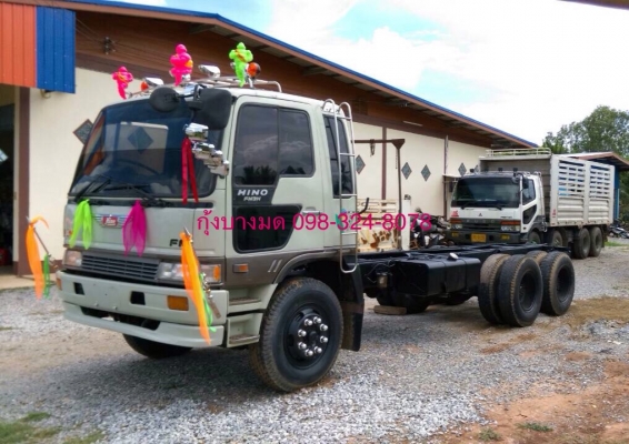 ขายแชสซีรถสิบล้อ Hino 3H เครื่องเดิม 195 แรง 2 เพลา ปี 42 เกียร์เดิม ทะเบียนพร้อม