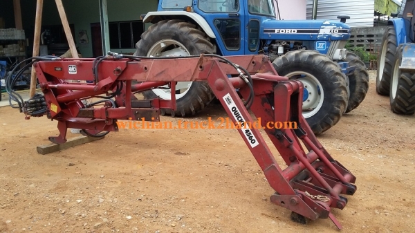 ขายแล้วขอบคุณพี่สรวุฒิ โพธารามครับ ชุดตักหน้ารถไถฟอร์ด &ldquo; ยี่ห้อQUICKE 4560 ของสวีเดน ตรงรุ่นFORD5000-7610