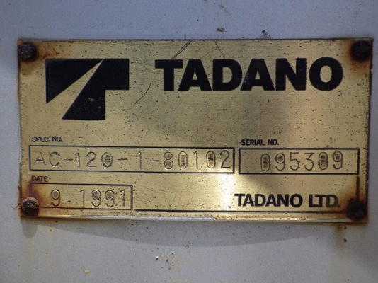 ขายรถกระเช้า TADANO AC120-1 ยกสูง 12.5 เมตร รถนอกนำเข้าเองจากญี่ปุ่น สภาพสวยพร้อมใช้งาน ติดต่อ 063-9