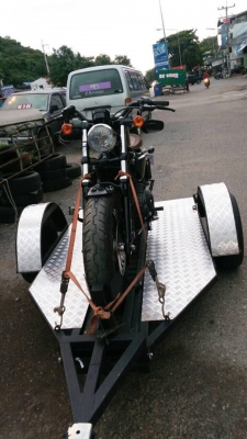 ขายพ่วงบรรทุกมอเตอร์ไซด์