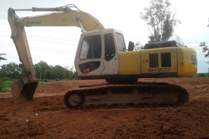 รถแบคโฮ SUMITOMO SH 200 เครื่องปั้มไม่โหลด ทำงานทั้งวันไม่ร้อนรับประกัน รถแบคโฮ SUMITOMO SH 200 เครื่องปั้มไม่โหลด ทำงานทั้งวันไม่ร้อนรับประกัน