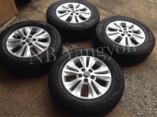 ล้อ Toyota Revo 5รู ขอบ16 พร้อมยางบริสโตน 215-65-16 ปี16 ล้อ Toyota Revo 5รู ขอบ16 พร้อมยางบริสโตน 215-65-16 ปี16