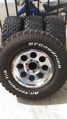 ชายยาง bf all 265x75x16 พร้อมล้อสภาพนางฟ้า