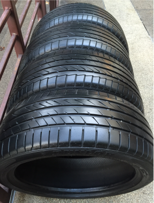 ยาง Dunlop 215 45 18 ปลายปี14 ดอกเต็ม ไม่มีปะ ราคาไม่แพง